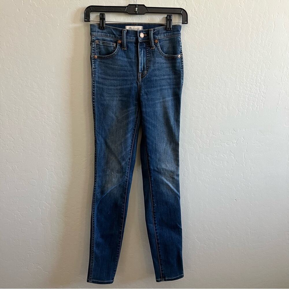 Madewell Women's Skinny Jeans - Dark Blue Wash